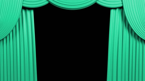 Turquoise-Opening-Curtain-With-Alfa-Background