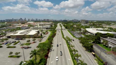 Hallandale,-Florida-US1-Straße-Antenne-Süd-S-Federal-Hwy