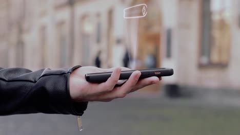 Manos-masculinas-muestran-en-holograma-de-HUD-conceptual-smartphone-ágil