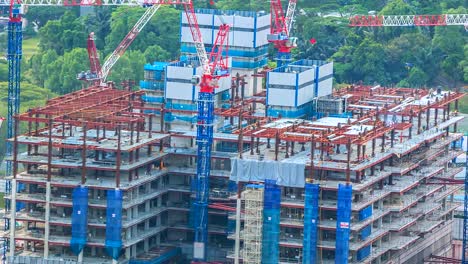 4-K.-Time-Lapse-Baukran-in-Singapur-Stadt