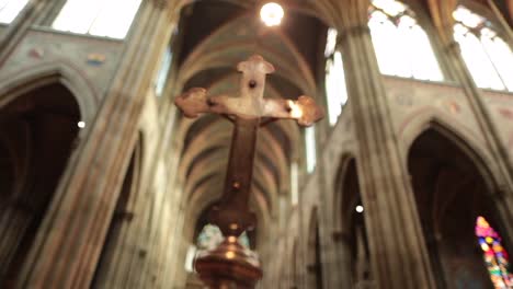 Holy-Cross-in-Church.-Gothic-Christian-Cross