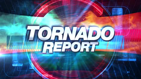 Informe-de-tornado---título-de-gráficos-de-emisión-TV