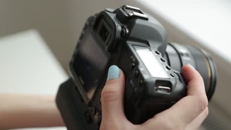 Configure-la-cámara-antes-de-la-grabación-de-fotos-y-vídeos.-Botones-de-control,-entrenamiento-fotográfico.