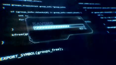 Code-on-a-Computer-Screen-With-Progress-Bar---Saving