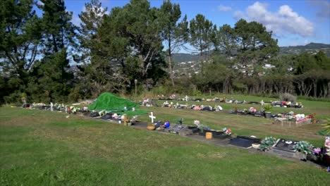 Shot-of-cemetery-for-funeral-burial