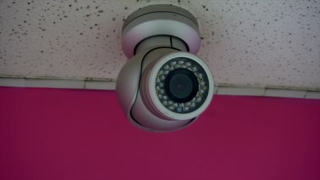 Cámara-de-CCTV-de-alta-tecnología-en-el-centro-comercial