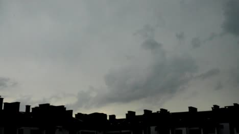 Lightnings-over-the-city,-a-thunderstorm.