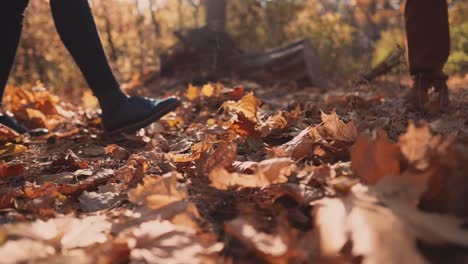 Lovers-outdoor-in-forest-in-autumn.