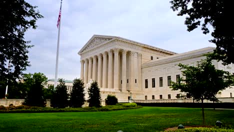 Wide-Side-View-Establishing-Shot-of-the-Supreme-Court