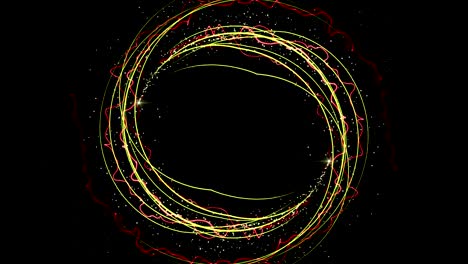 Magical-Particles-Ring-Abstract-Background,-Animation,-Rendering,-Loop