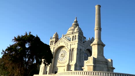 Architectural-detail-of-Santa-Luzia-basilica-in-Viana-do-Castelo-in-northern-Portugal