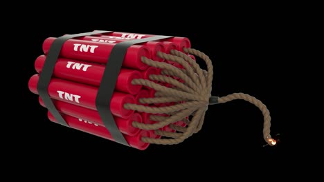 TNT-Bombe-Cartoon-Toon-verschmelzen-brennende-beleuchteten-Dynamit-Funken-tnt-explosive-Schleife-4k