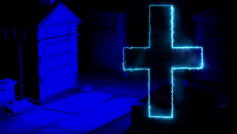 creepy-graveyard-halloween-background-scene-with-grave-and-glowing-cross