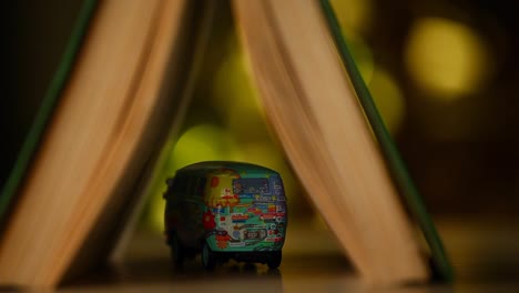 toy-car-book-gold-bokeh-studio