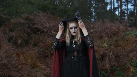 Halloween.-Portrait-Of-Young-Witch.