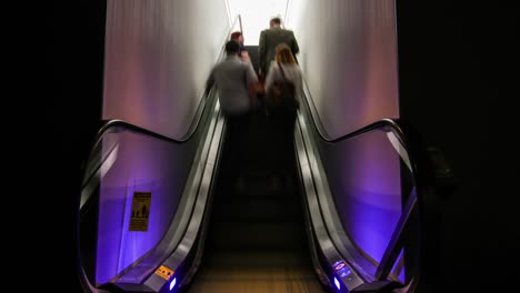 People-Going-Up-Escalator-Time-Lapse