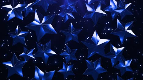 Blue-Stars-Background-Loop