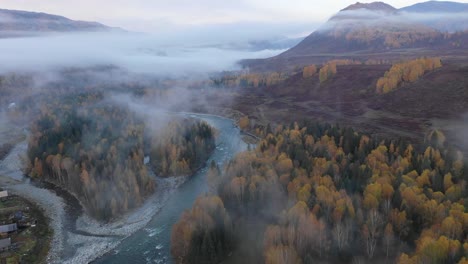 Scenery-of-Hemu-Village,-Xinjiang,-China