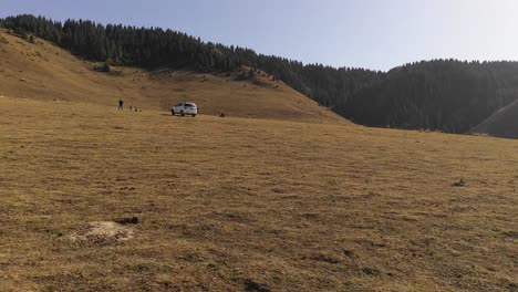 Landschaftsraum-Landschaft-von-Xinjiang,-China