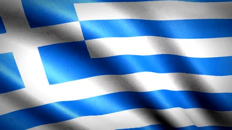 Bandera-de-Grecia.-Animación-bucle-sin-fisuras.-4K-Video-de-alta-definición