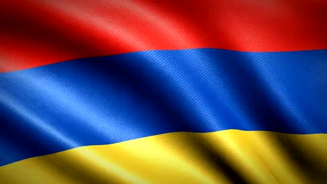 Armenien-Flagge.-Nahtlose-Schleife-Animation.-4K-High-Definition-Video