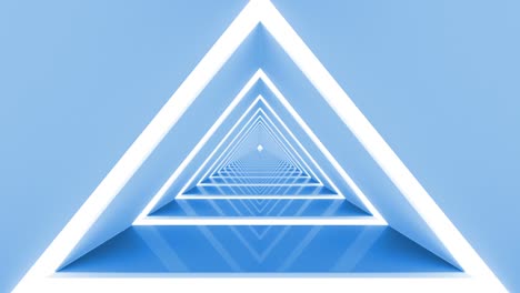 Blue-Triangle-Looped-Background-Tunnel