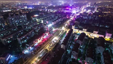 Shanghai-urban-landscape-,-time-lapse,-4k