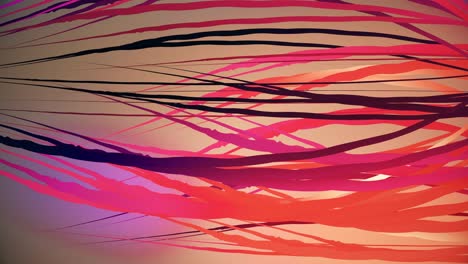 Glowing-and-colorful-wavy-organic-lines-4K