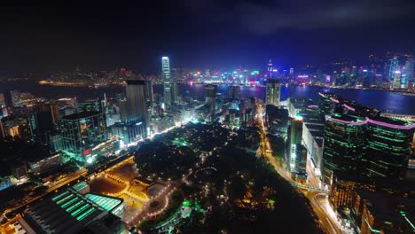 Nacht-Licht-Stadt-Scape-4-k-Zeit-hinfällig-aus-Hong-Kong-china