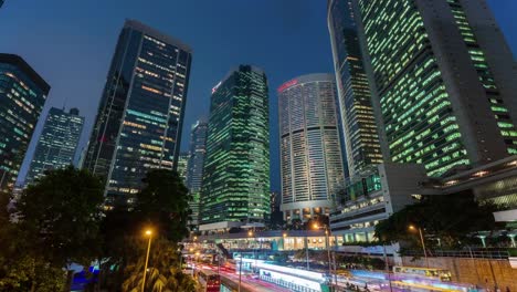 china-hong-kong-city-sunset-sky-business-block-buildings-4k-time-lapse