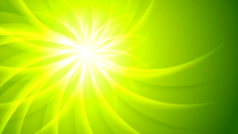 Green-shiny-beams-pattern-video-animation