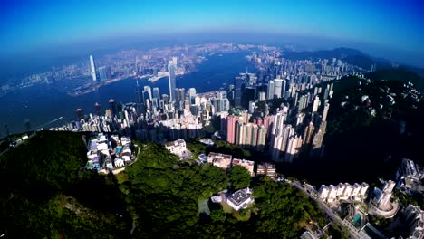 4K-tiro-aéreo-de-Hong-Kong-de-China.