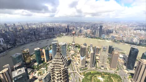 Timelapse-of--Shanghai-skyline-and-cityscape