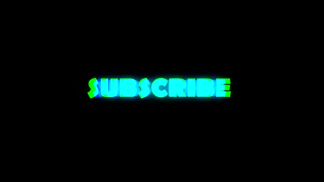 Subscribe-text-with-bad-signal.-Glitch-effect