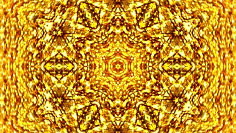 Abstract-background-with-gold-kaleidoscope