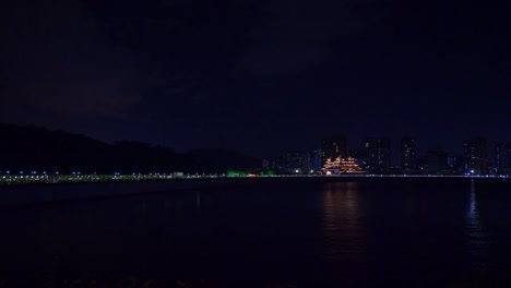 noche-iluminada-la-ciudad-zhuhai-famoso-restaurante-complejo-panorama-4k-china