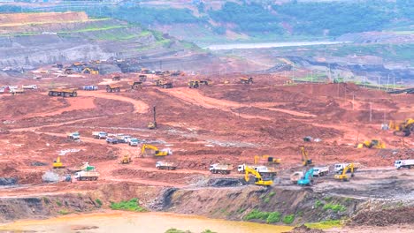 4K.-Time-lapse-pit-lignite-mine-Quarry