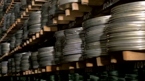 Huge-collection-of-film-videotapes.