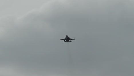 Military-fighter-airplane-taking-off-from-airport