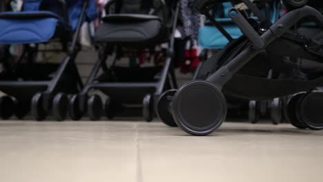 Details-of-a-baby-stroller-in-a-close-up-shop