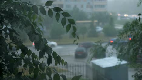 the-flow-of-cars-on-a-rainy-day.