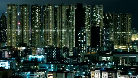 Residential-Area-and-Grid-Apartment-at-Night