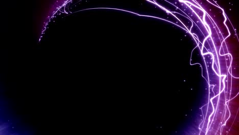 Magical-Particles-Ring-Abstract-Background,-Animation,-Rendering,-Loop