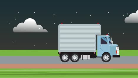 LKW-Ladung-unterwegs-HD-animation