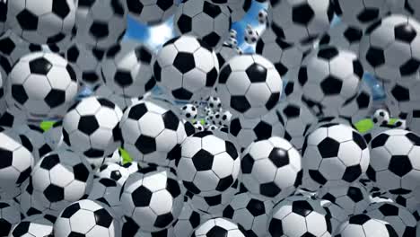 Falling-soccer-balls