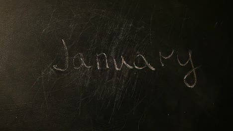 black-Chalkboard-month-January-text