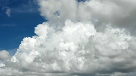 Aerial-hyperlapse-of-a-building-thunderstorm