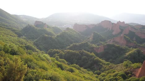 Las-Médulas-pan-at-Sunset