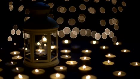 Christmas-candles-on-bokeh-background