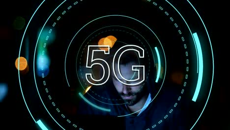 5G-geschrieben-in-der-Mitte-eines-futuristischen-Kreises-4k